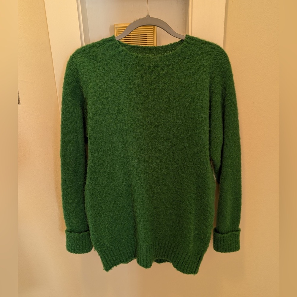 Green Shaggy Dog Brand Sweater